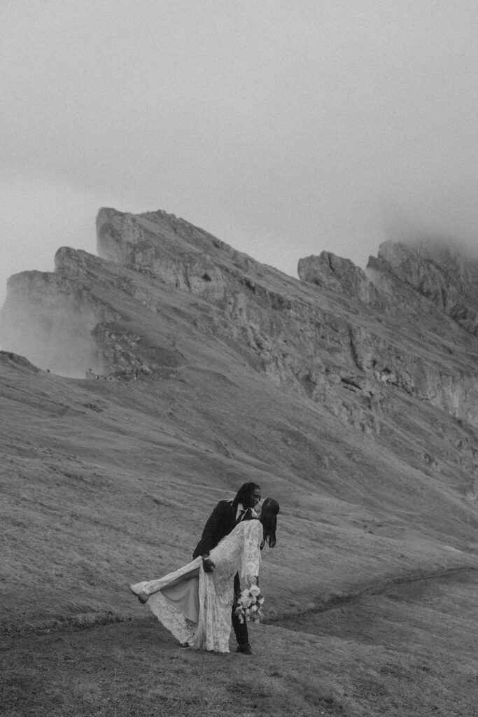 Seceda elopement photos