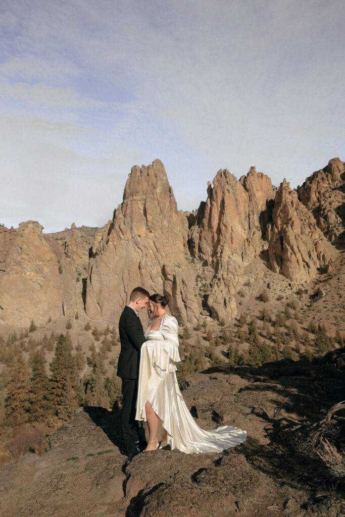 Oregon elopement at Smith Rock