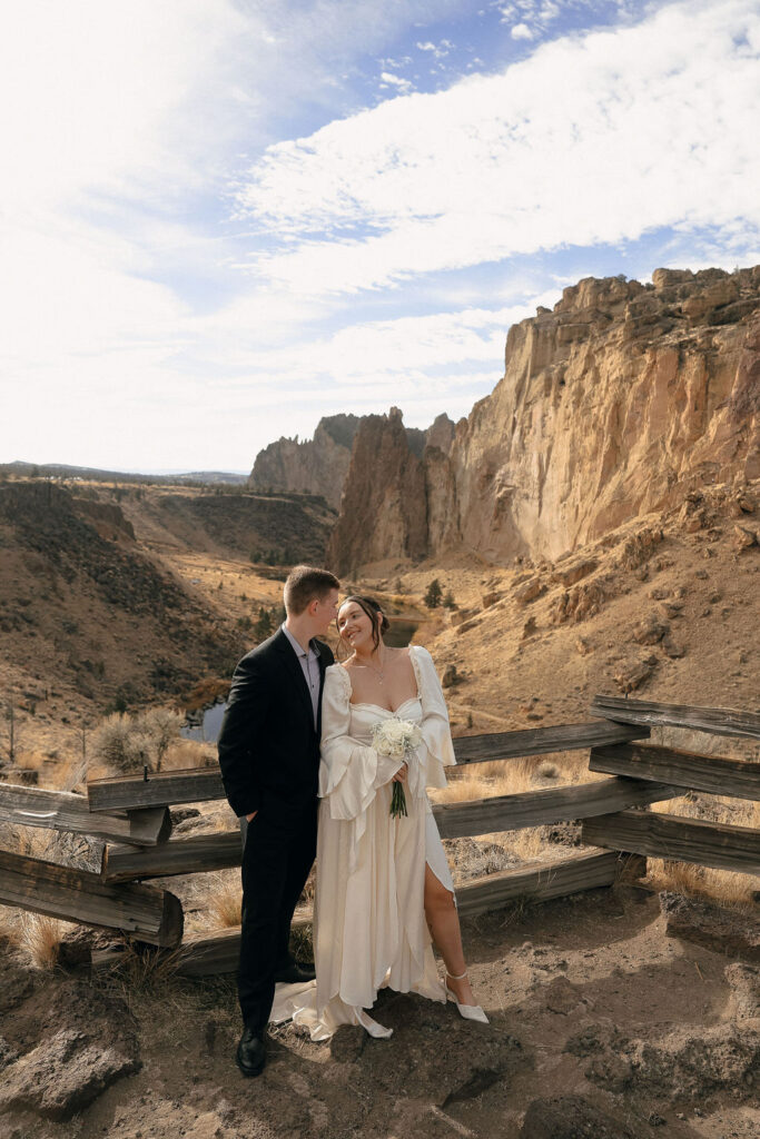 Oregon elopement at Smith Rock